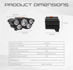 Premium Rechargeable LED Headlamp (Pack of 1)