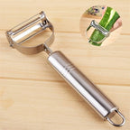 2 in 1 Stainless Steel Julienne Vegetable Peeler